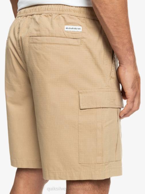 Quiksilver PJ4H1009 moški plage kratke hlače cargo taxer z elastiko v pasu 19