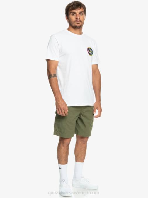 Quiksilver PJ4H1010 moški štiriperesna deteljica kratke hlače cargo taxer z elastiko v pasu 19