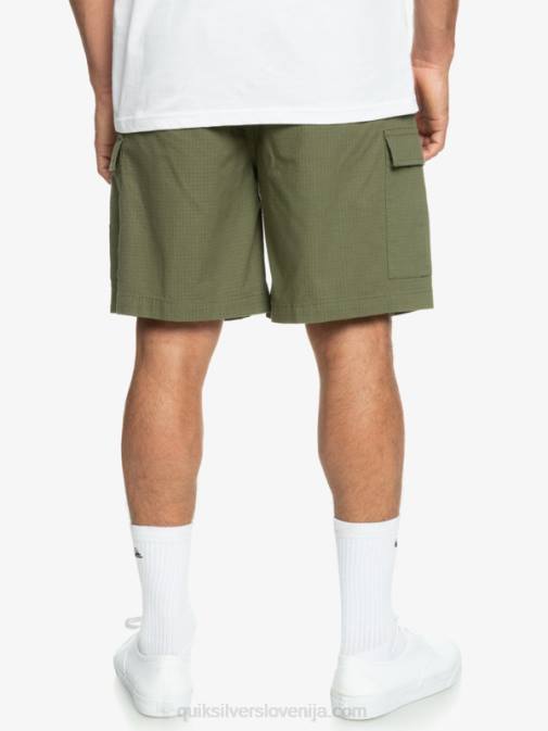 Quiksilver PJ4H1010 moški štiriperesna deteljica kratke hlače cargo taxer z elastiko v pasu 19
