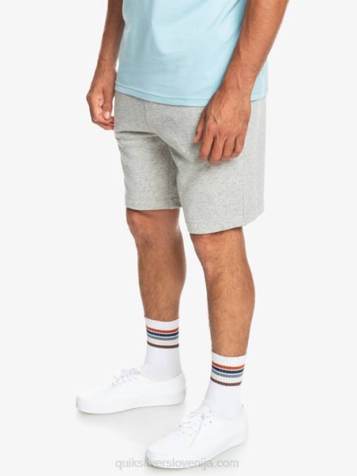 Quiksilver PJ4H1272 moški svetlo sivo resje Essentials kratke hlače