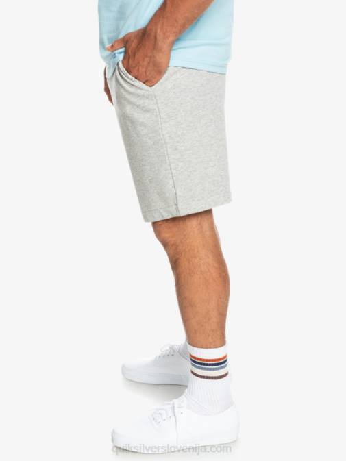 Quiksilver PJ4H1272 moški svetlo sivo resje Essentials kratke hlače