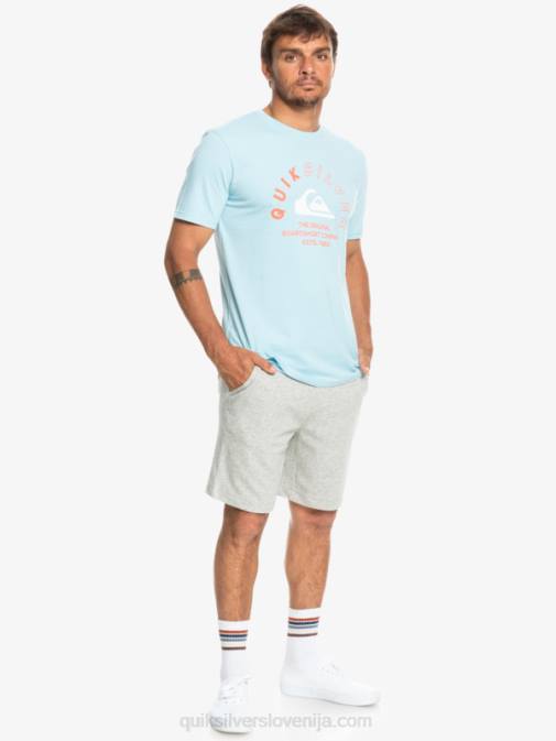 Quiksilver PJ4H1272 moški svetlo sivo resje Essentials kratke hlače