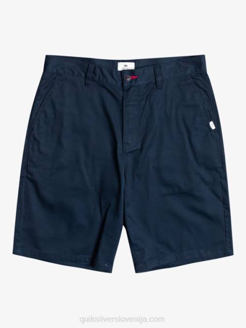 Quiksilver PJ4H1277 moški mornarsko modri blazer kratke hlače chino 21