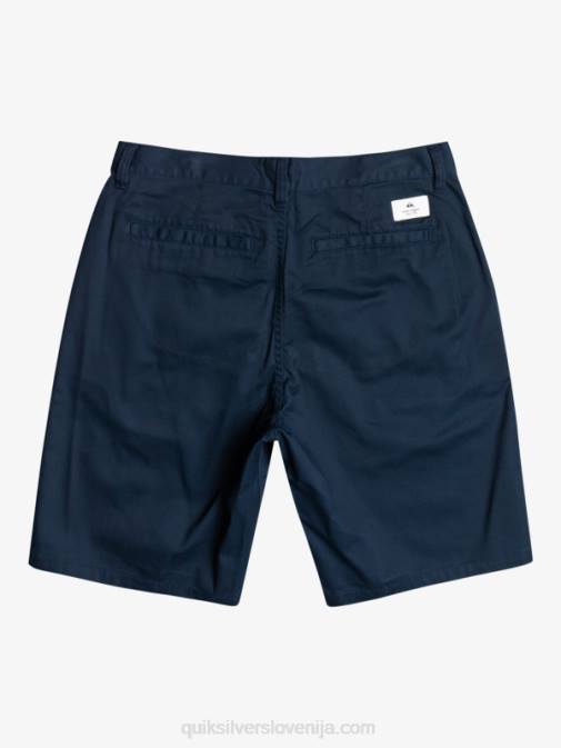 Quiksilver PJ4H1277 moški mornarsko modri blazer kratke hlače chino 21
