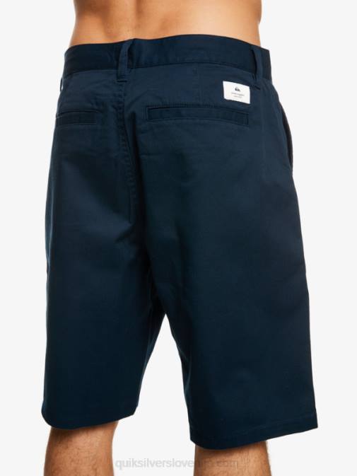 Quiksilver PJ4H1277 moški mornarsko modri blazer kratke hlače chino 21