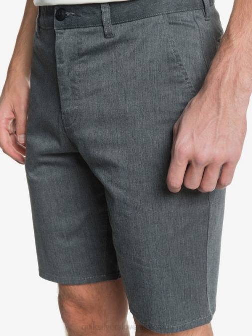 Quiksilver PJ4H1313 moški temno sivo vresje raztegljive kratke hlače union 20 za vsak dan