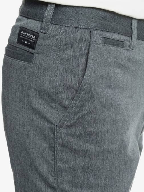 Quiksilver PJ4H1313 moški temno sivo vresje raztegljive kratke hlače union 20 za vsak dan