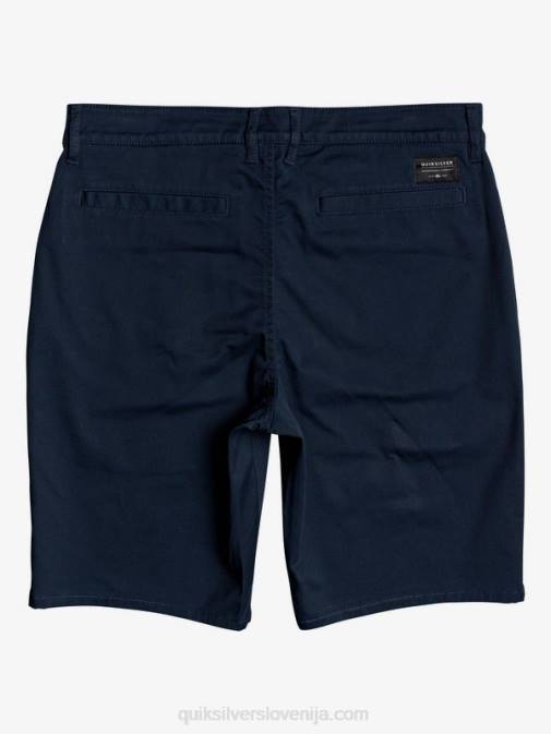 Quiksilver PJ4H1316 moški mornarsko modri blazer raztegljive kratke hlače union 20 za vsak dan
