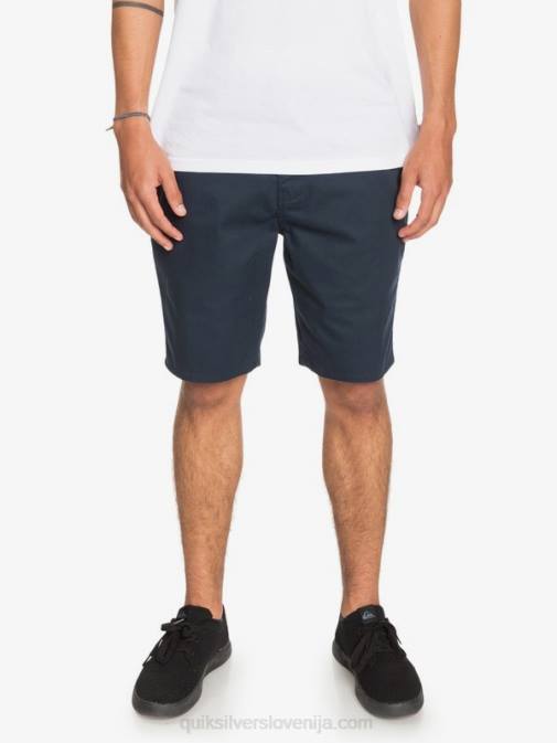 Quiksilver PJ4H1316 moški mornarsko modri blazer raztegljive kratke hlače union 20 za vsak dan