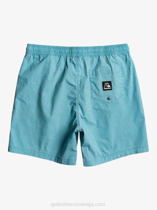 Quiksilver PJ4H1378 moški delphinium modra kratke hlače taxer 17 z elastiko