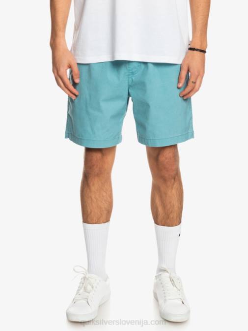 Quiksilver PJ4H1378 moški delphinium modra kratke hlače taxer 17 z elastiko