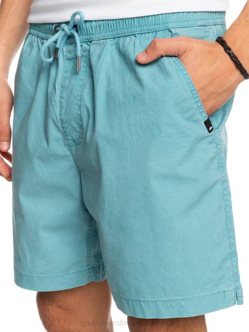 Quiksilver PJ4H1378 moški delphinium modra kratke hlače taxer 17 z elastiko