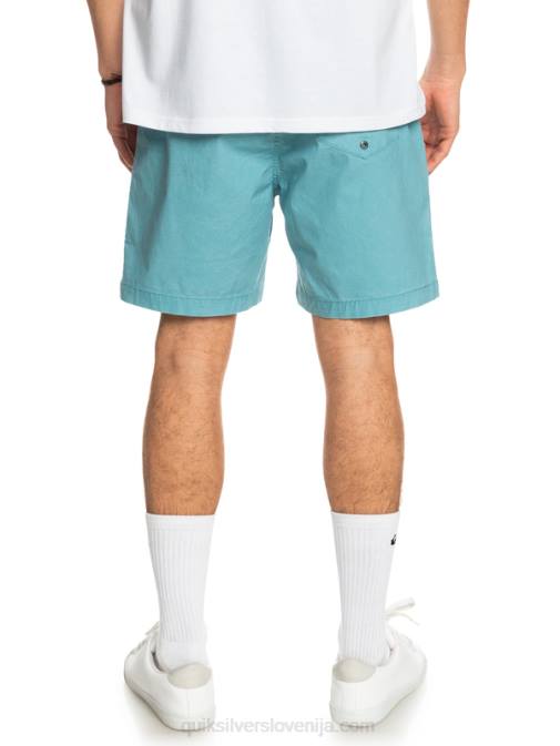 Quiksilver PJ4H1378 moški delphinium modra kratke hlače taxer 17 z elastiko