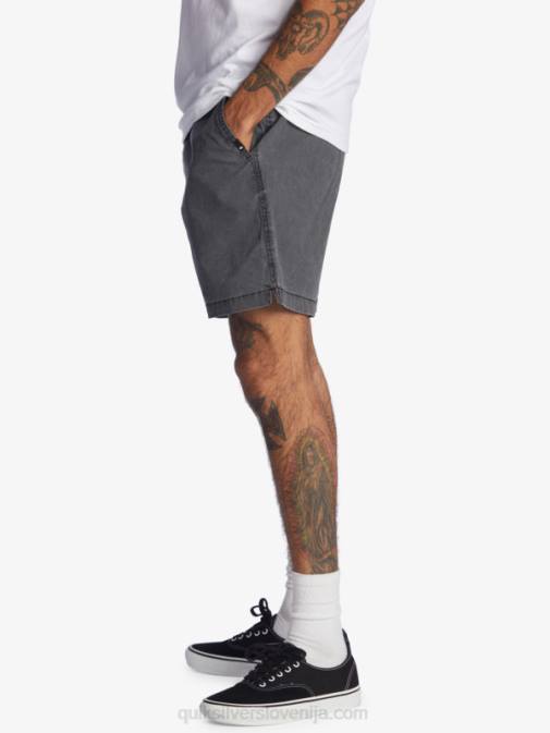 Quiksilver PJ4H1381 moški Črna kratke hlače taxer 17 z elastiko