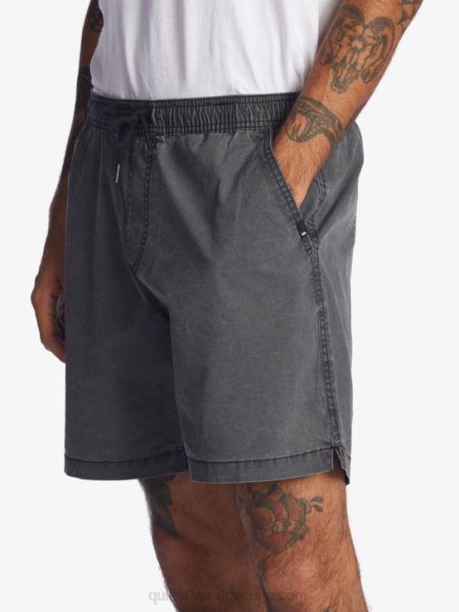 Quiksilver PJ4H1381 moški Črna kratke hlače taxer 17 z elastiko