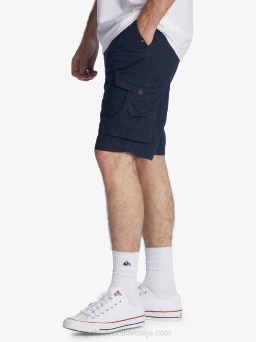 Quiksilver PJ4H1524 moški mornarsko modri blazer kratke hlače crucial battle 21