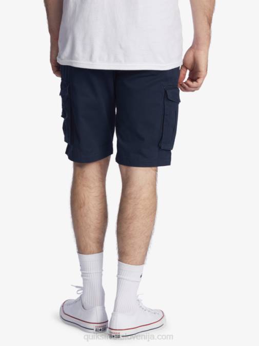 Quiksilver PJ4H1524 moški mornarsko modri blazer kratke hlače crucial battle 21