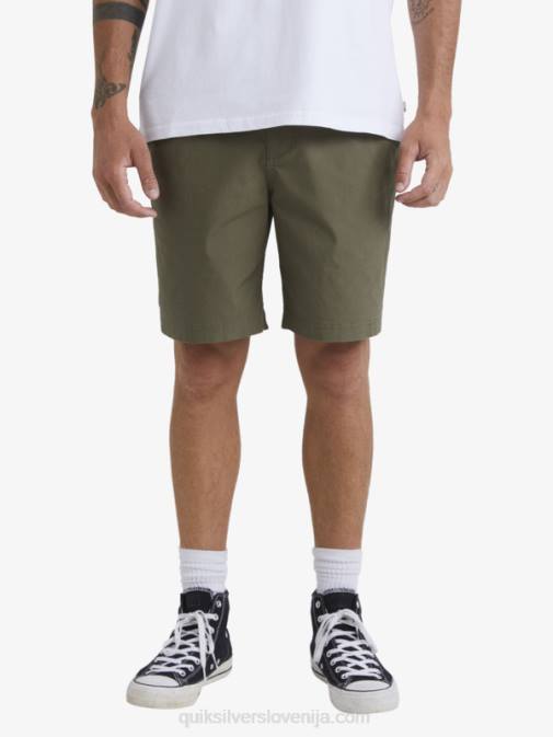 Quiksilver PJ4H1579 moški prašna oliva kratke hlače waterman after surf