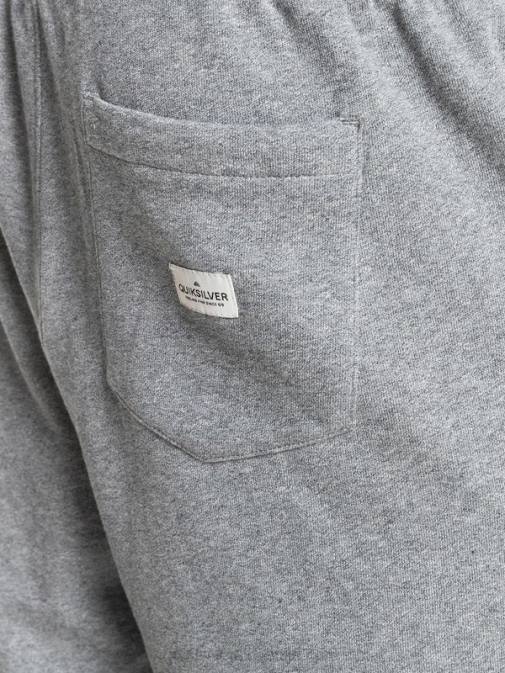 Quiksilver PJ4H1659 moški svetlo sivo resje Essentials 19 organske trenirke