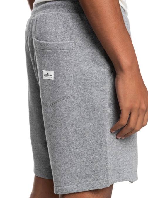Quiksilver PJ4H1659 moški svetlo sivo resje Essentials 19 organske trenirke