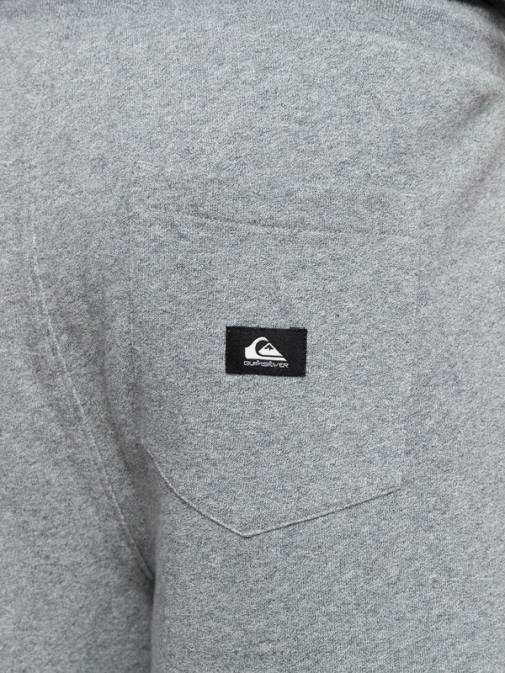 Quiksilver PJ4H1659 moški svetlo sivo resje Essentials 19 organske trenirke