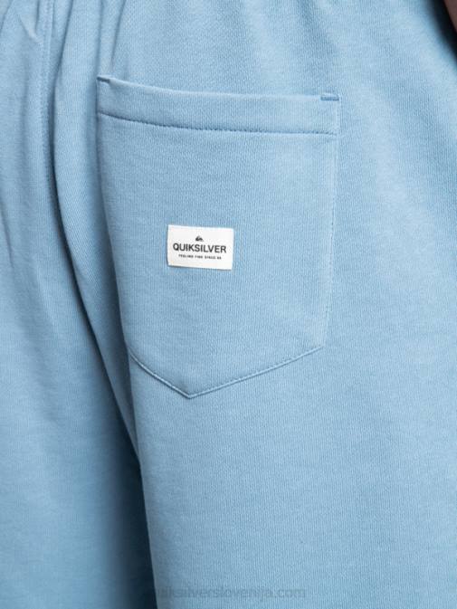 Quiksilver PJ4H1661 moški zbledel denim Essentials 19 organske trenirke