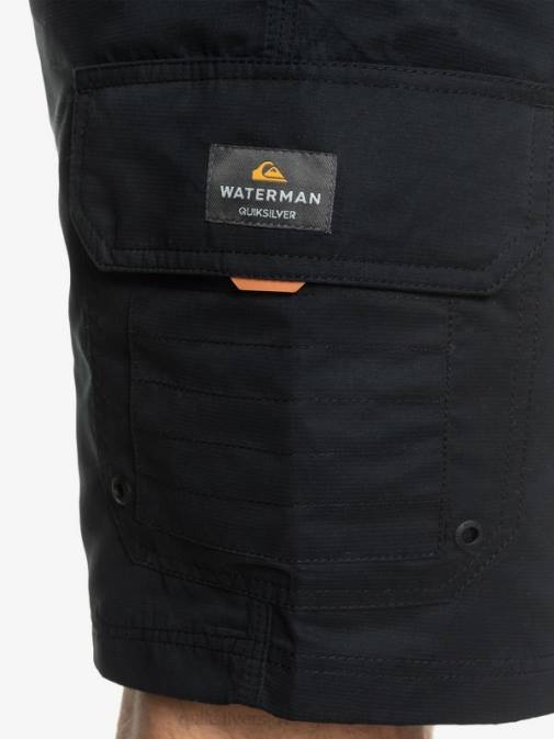Quiksilver PJ4H1727 moški Črna kratke hlače waterman maldive 20 cargo