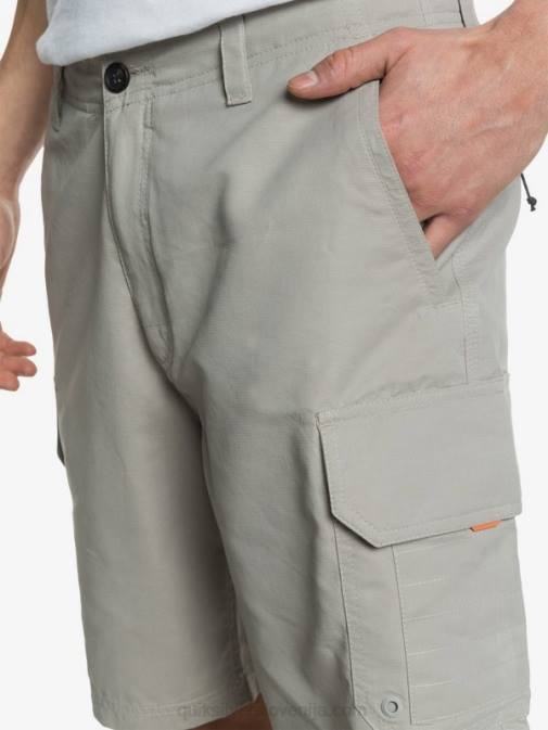 Quiksilver PJ4H1728 moški kremenčevo siva kratke hlače waterman maldive 20 cargo