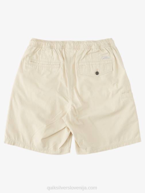 Quiksilver PJ4H255 moški rjavi riž kratke hlače waterman last light z elastiko 19