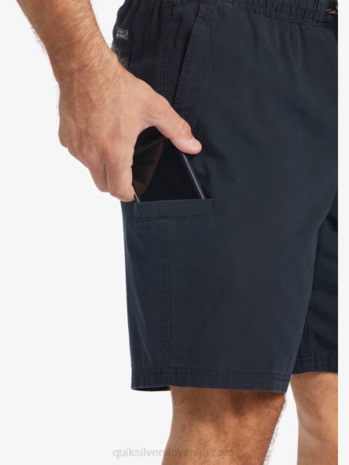 Quiksilver PJ4H256 moški Črna kratke hlače waterman last light z elastiko 19