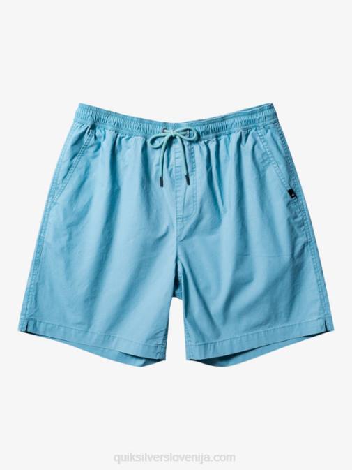 Quiksilver PJ4H319 moški kameja modra elastične kratke hlače taxer