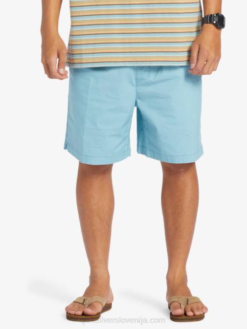 Quiksilver PJ4H319 moški kameja modra elastične kratke hlače taxer
