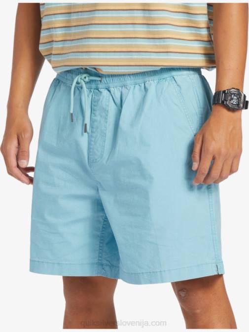 Quiksilver PJ4H319 moški kameja modra elastične kratke hlače taxer