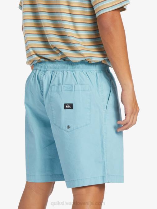 Quiksilver PJ4H319 moški kameja modra elastične kratke hlače taxer