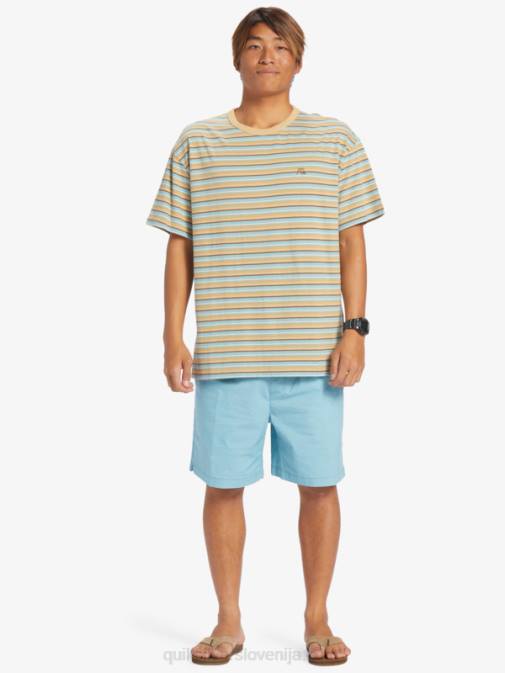 Quiksilver PJ4H319 moški kameja modra elastične kratke hlače taxer