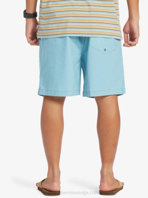 Quiksilver PJ4H319 moški kameja modra elastične kratke hlače taxer