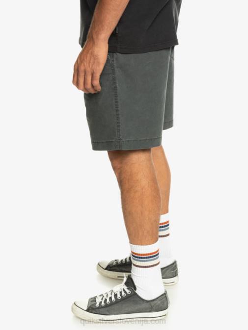 Quiksilver PJ4H321 moški Črna elastične kratke hlače taxer