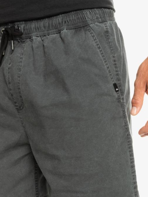 Quiksilver PJ4H321 moški Črna elastične kratke hlače taxer