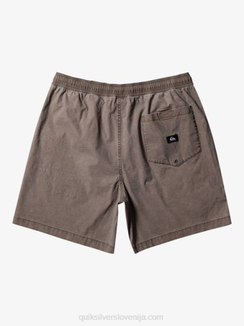 Quiksilver PJ4H322 moški čokoladni košček elastične kratke hlače taxer