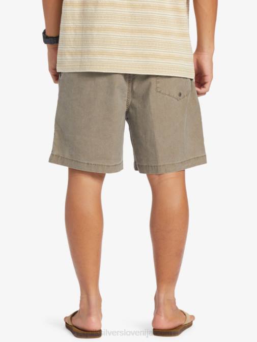 Quiksilver PJ4H322 moški čokoladni košček elastične kratke hlače taxer