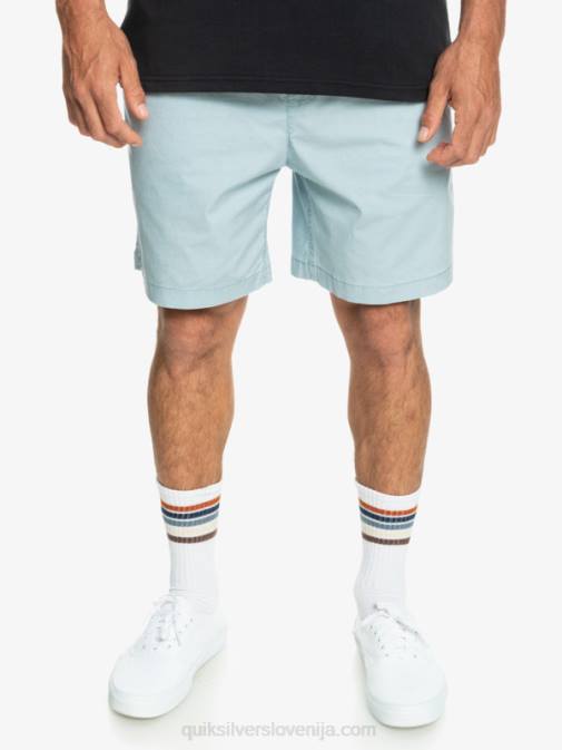 Quiksilver PJ4H324 moški nebeško modra elastične kratke hlače taxer