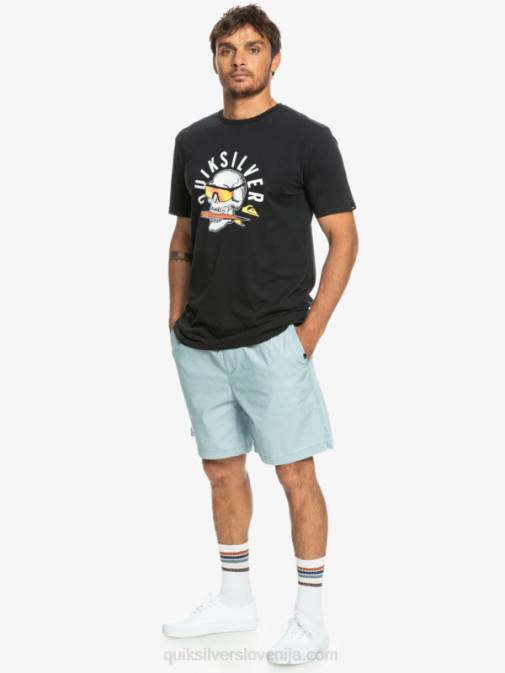 Quiksilver PJ4H324 moški nebeško modra elastične kratke hlače taxer