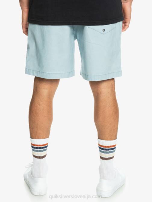 Quiksilver PJ4H324 moški nebeško modra elastične kratke hlače taxer