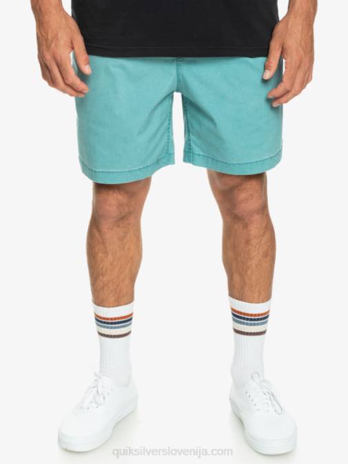 Quiksilver PJ4H325 moški brittany modra elastične kratke hlače taxer