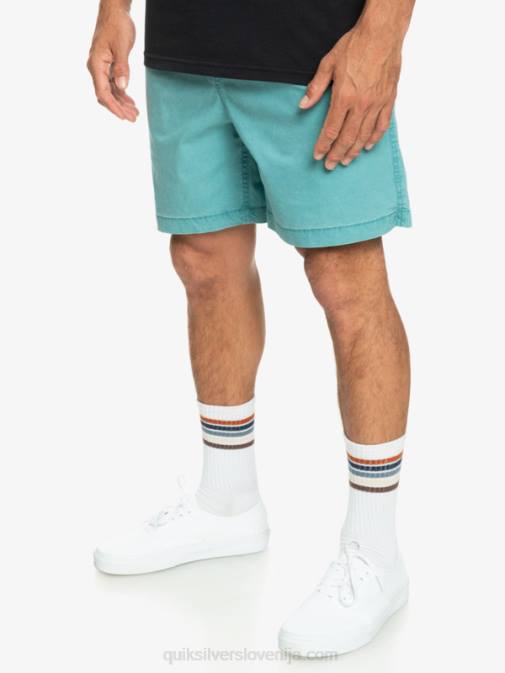 Quiksilver PJ4H325 moški brittany modra elastične kratke hlače taxer