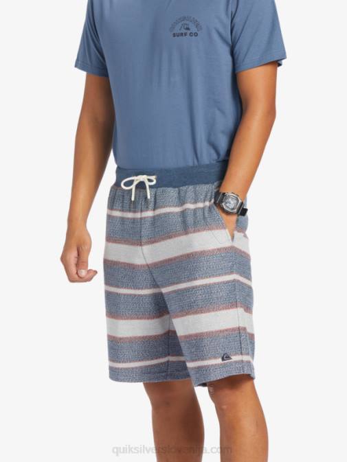 Quiksilver PJ4H326 moški midnight navy super otway odlične kratke trenirke otway