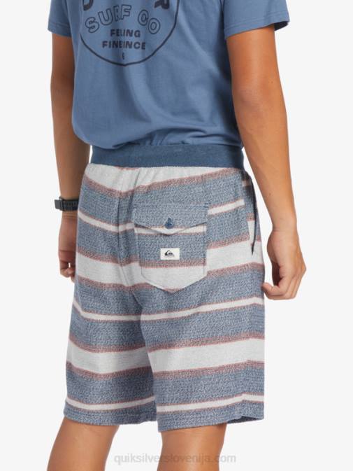 Quiksilver PJ4H326 moški midnight navy super otway odlične kratke trenirke otway