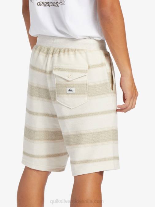 Quiksilver PJ4H327 moški olivno siva super otway odlične kratke trenirke otway