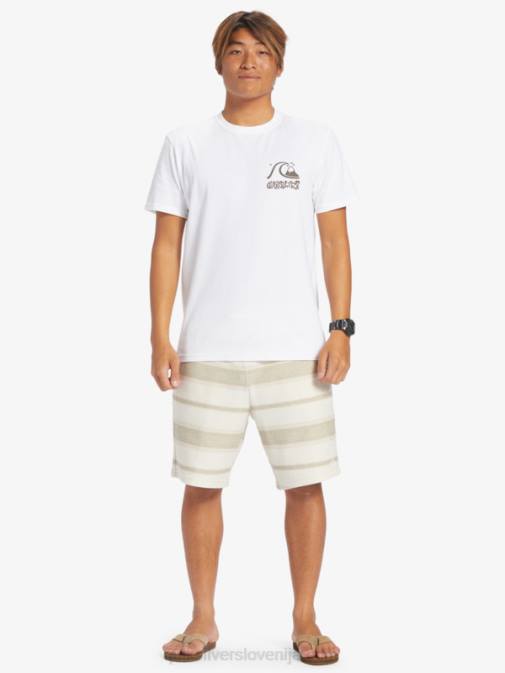 Quiksilver PJ4H327 moški olivno siva super otway odlične kratke trenirke otway