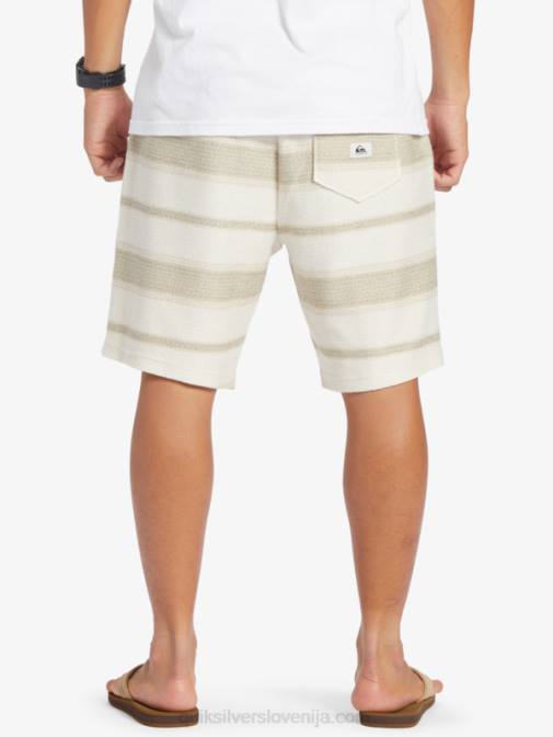 Quiksilver PJ4H327 moški olivno siva super otway odlične kratke trenirke otway